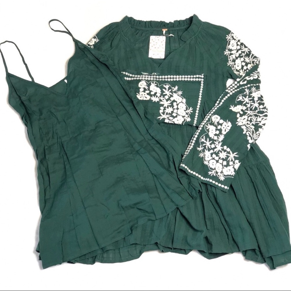 Free People Emerald City Shift Dress - Picture 4 of 7